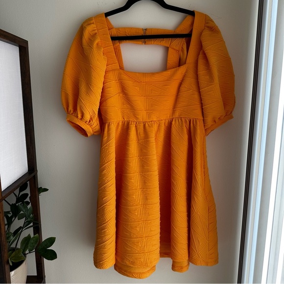 FREE PEOPLE Violet Puff Mini Dress - Picture 2 of 6